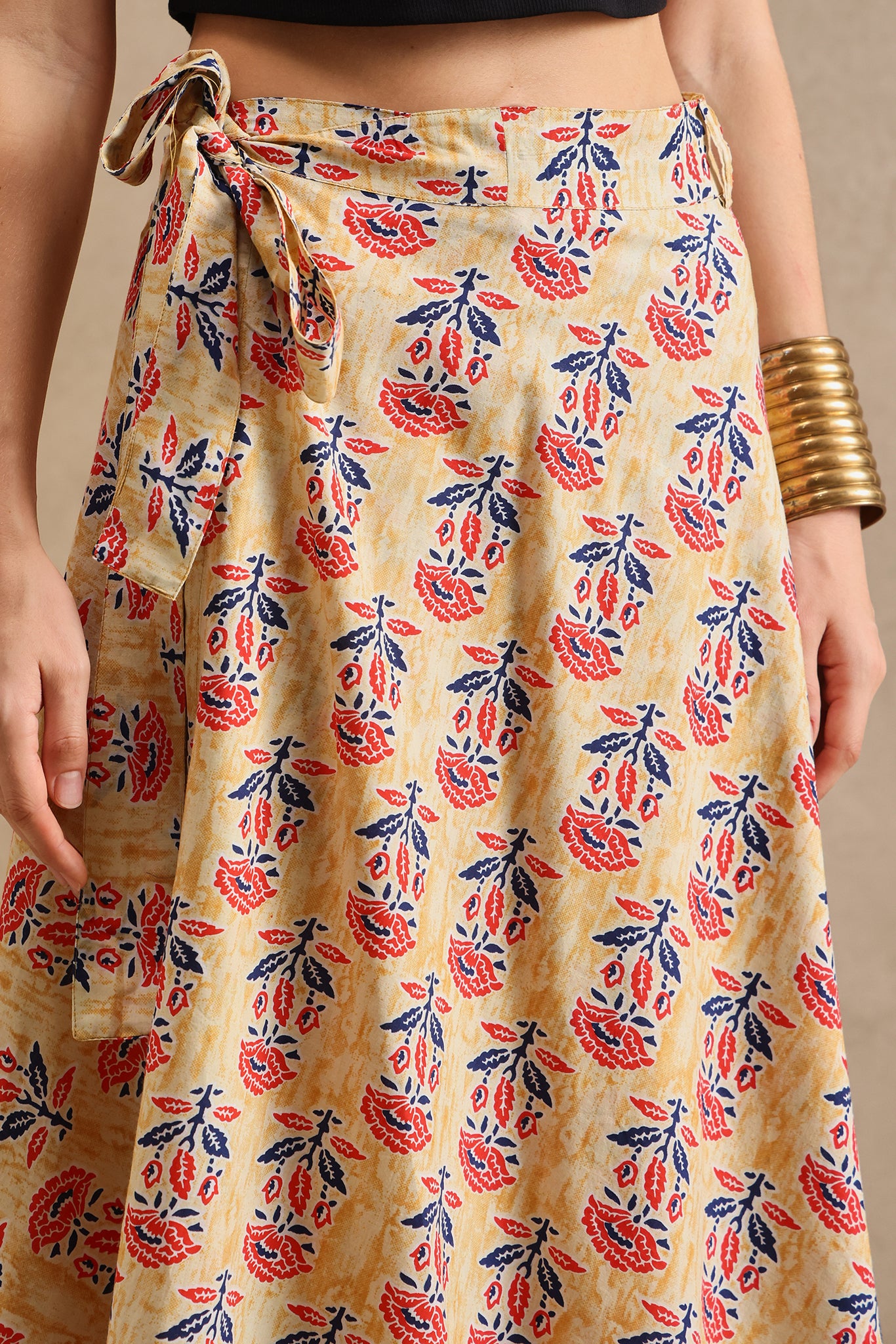 Marigold Muse Wrap Skirt
