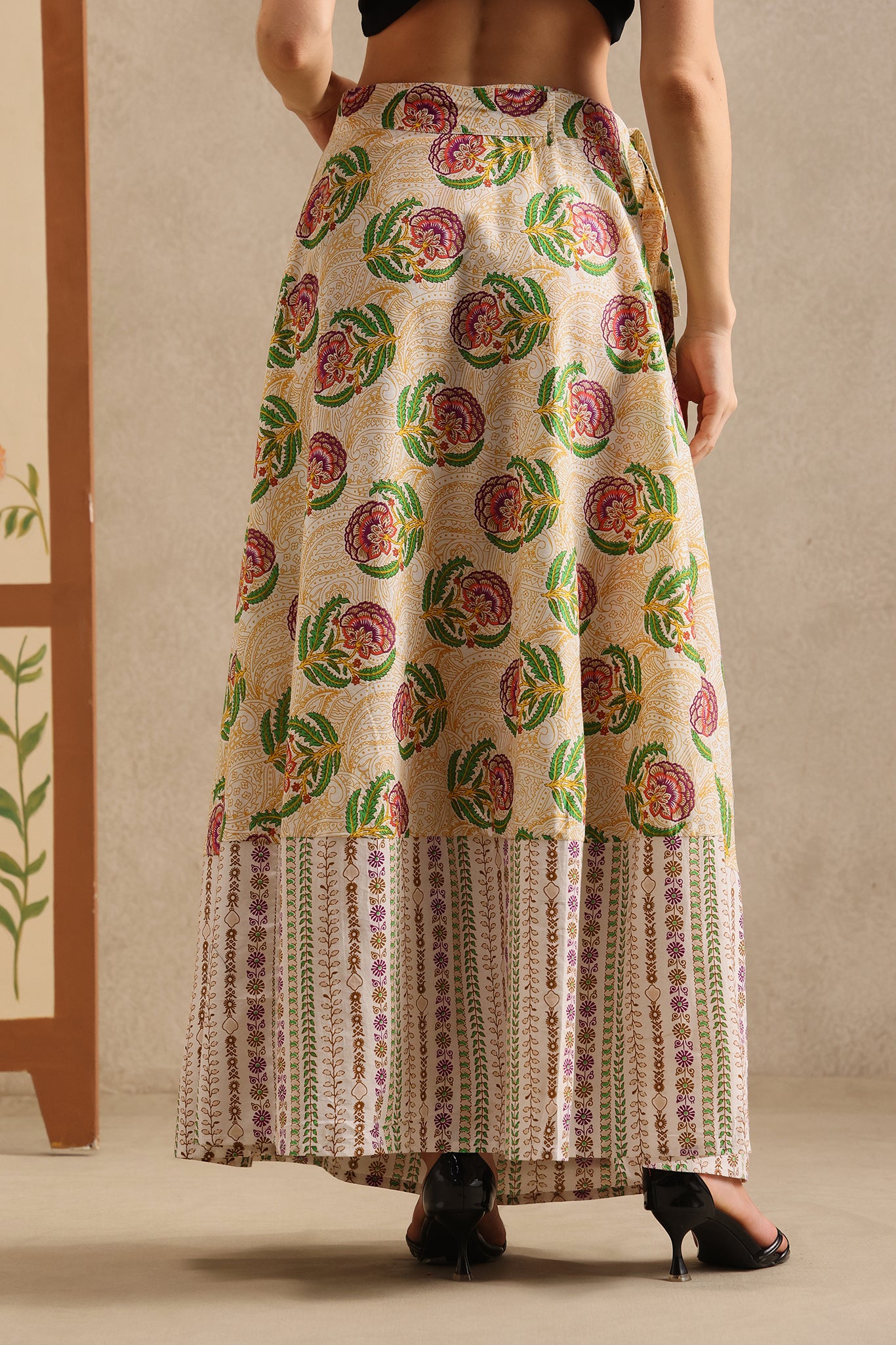 Blossom Lane Wrap Skirt