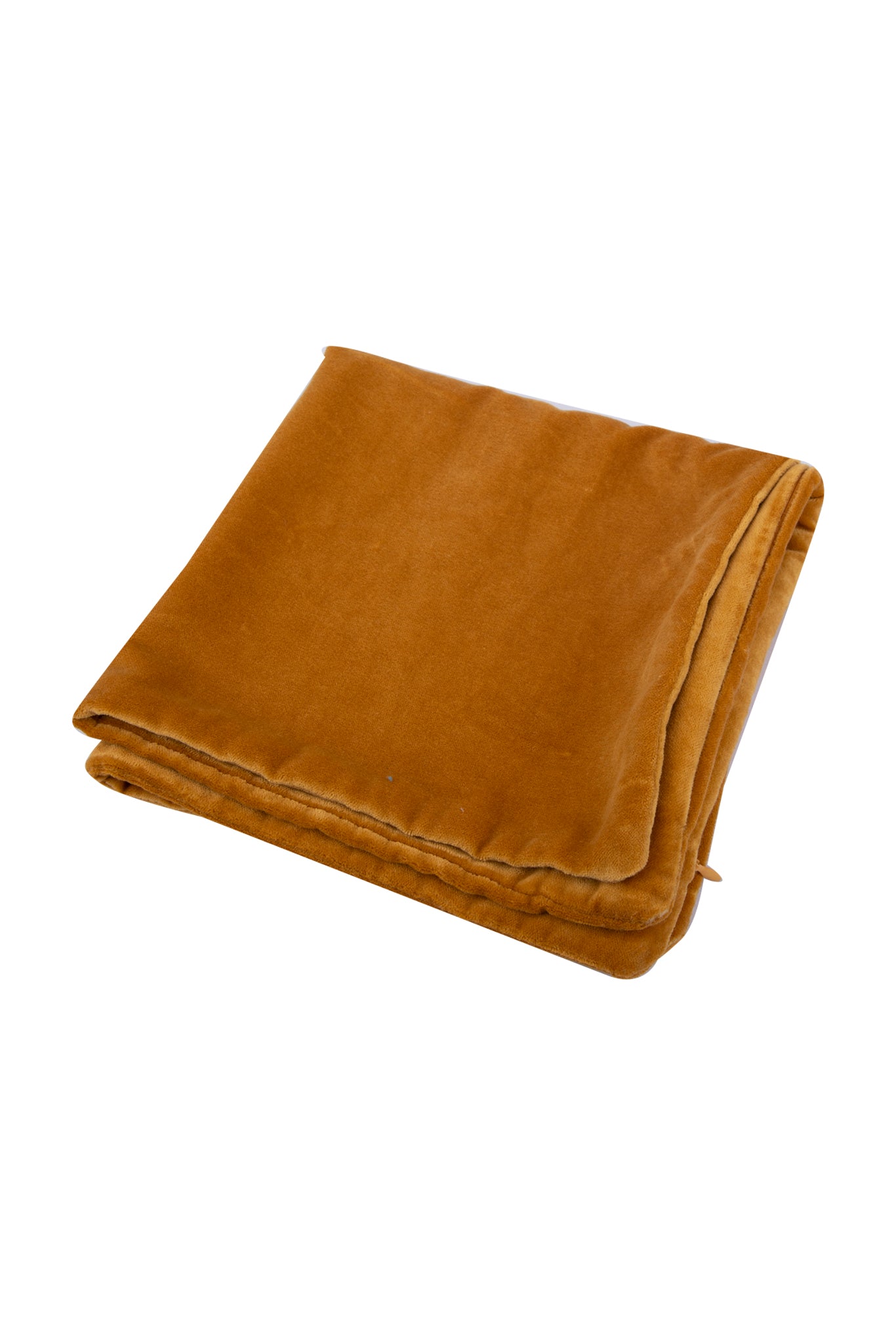 Premium Velvet Cushion Cover - Mustard
