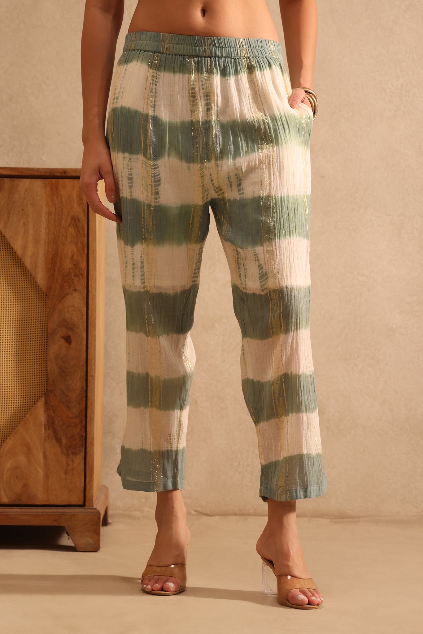 Olive Mirage Co-ord Set
