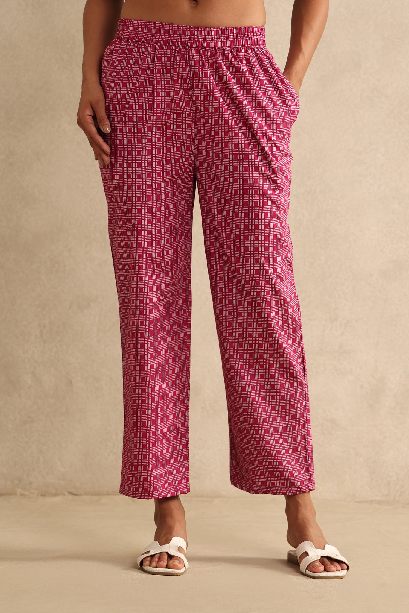 Magenta Motif Co-ord Set