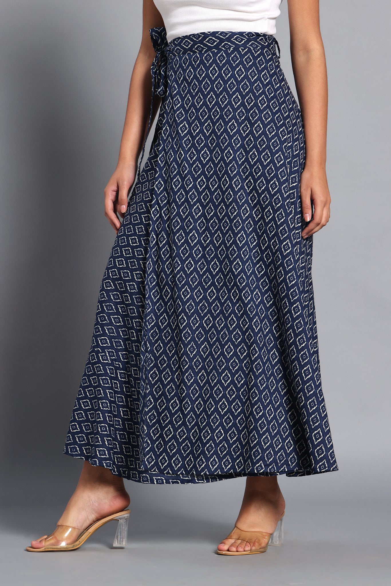 Indigo Muse Wrap Skirt