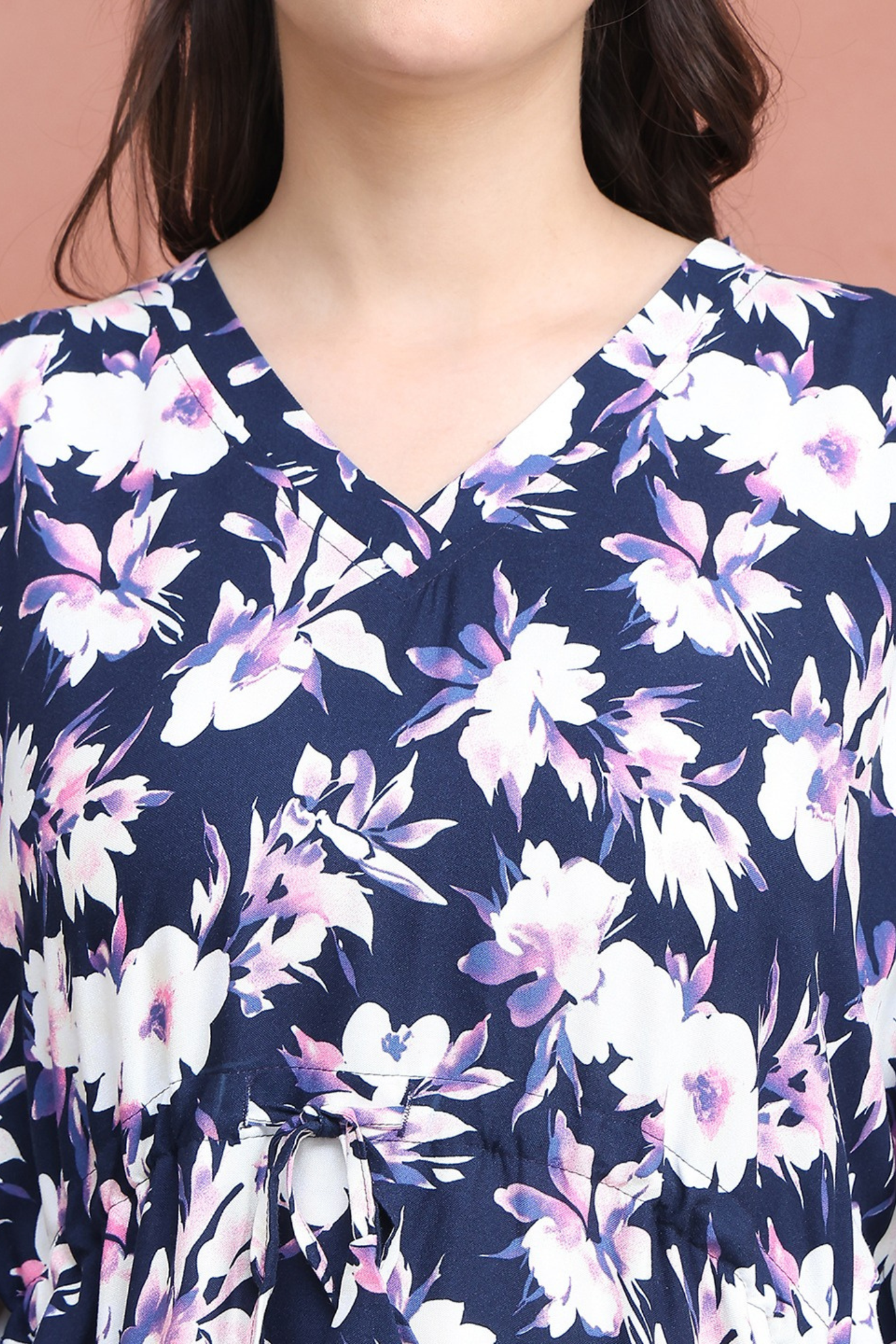 Mystic Magnolia Kaftan Maxi Night Dress