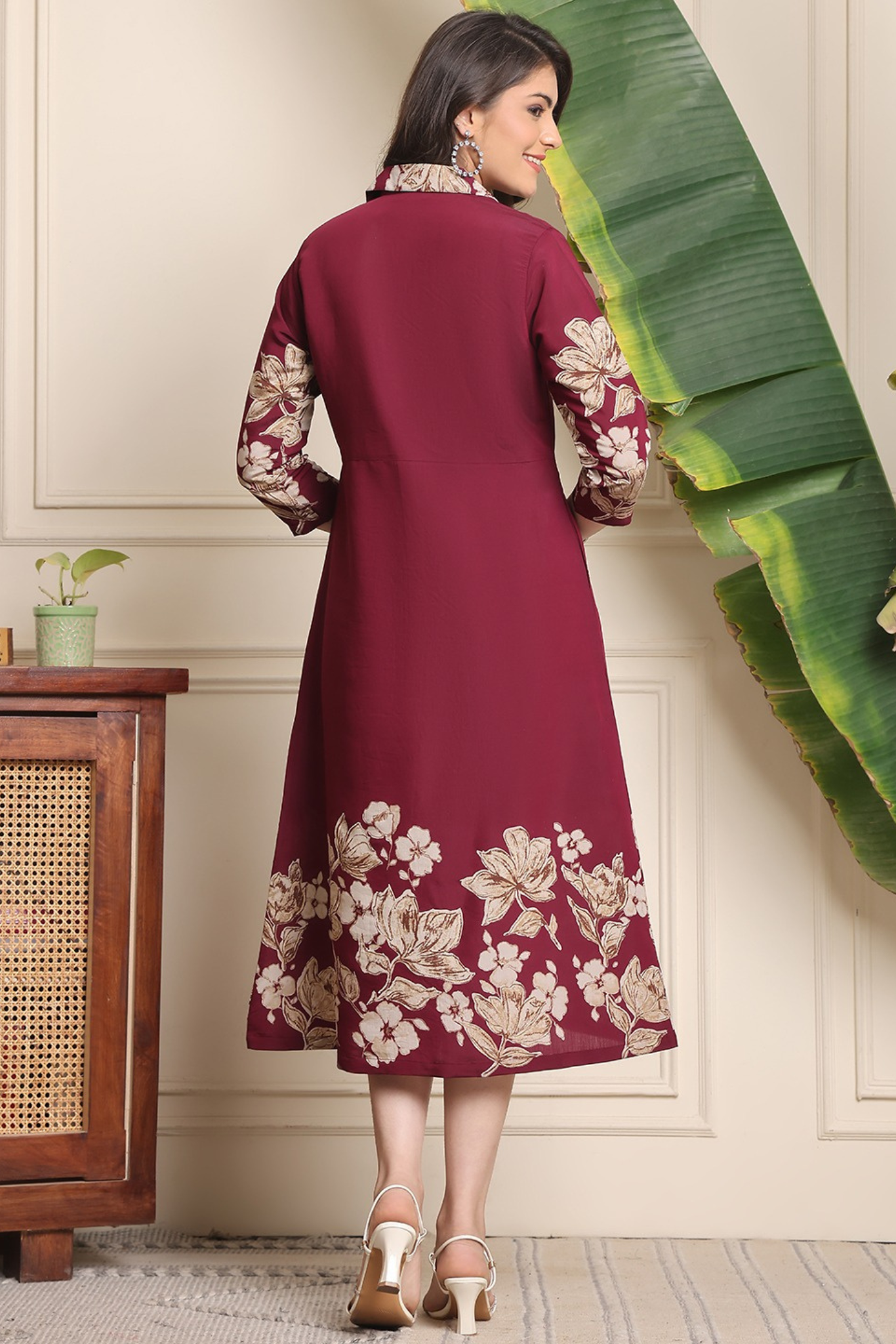 Ruby Grace A-Line Midi Dress