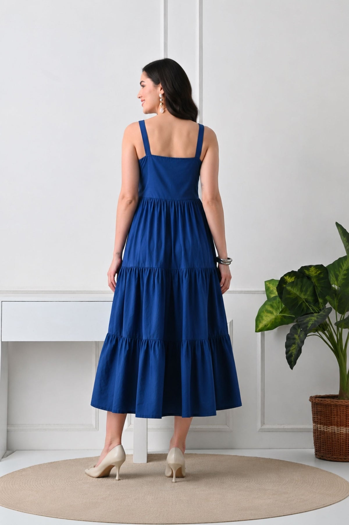 Indigo Tiered Dress