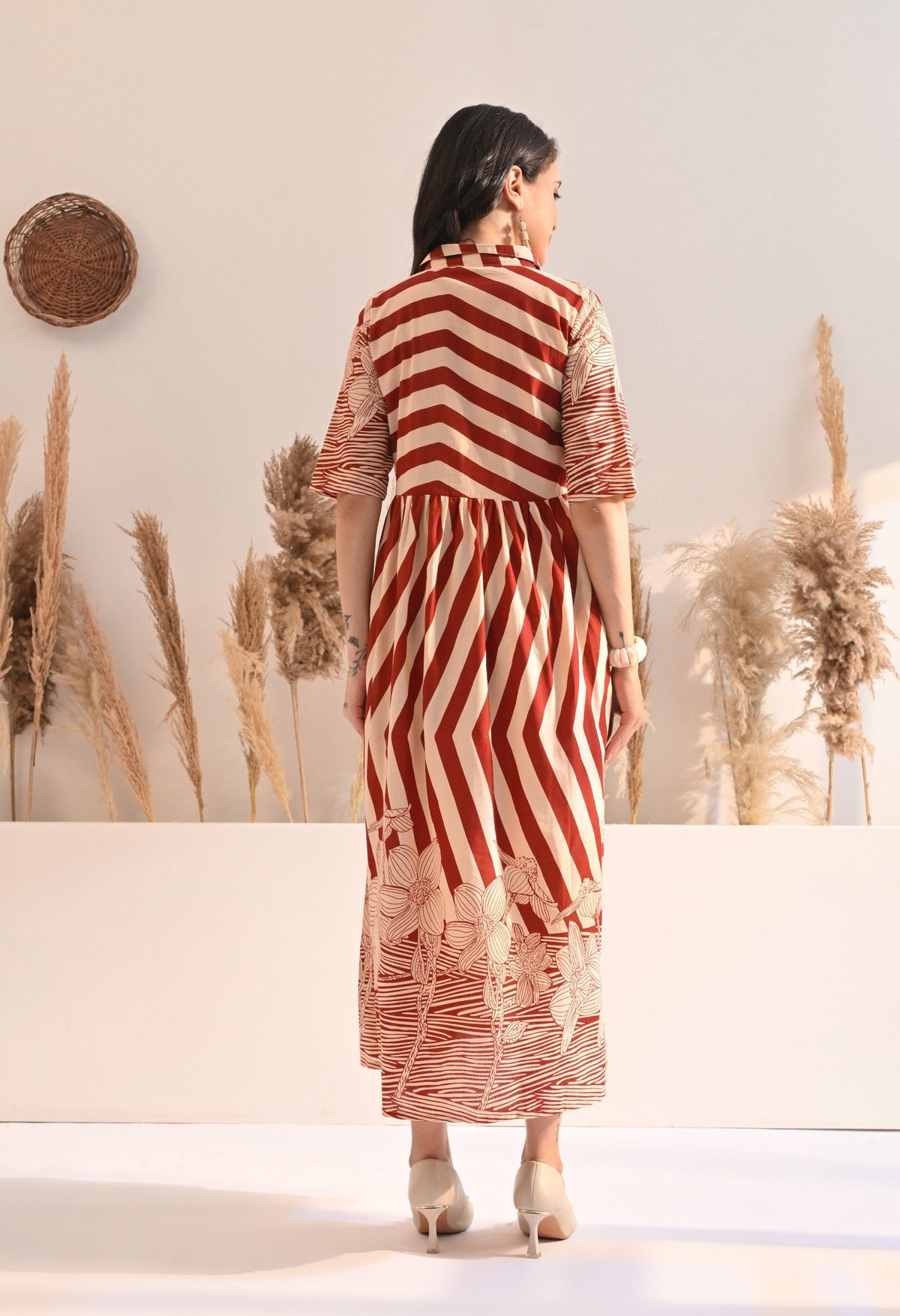 Rust Rooh Dress