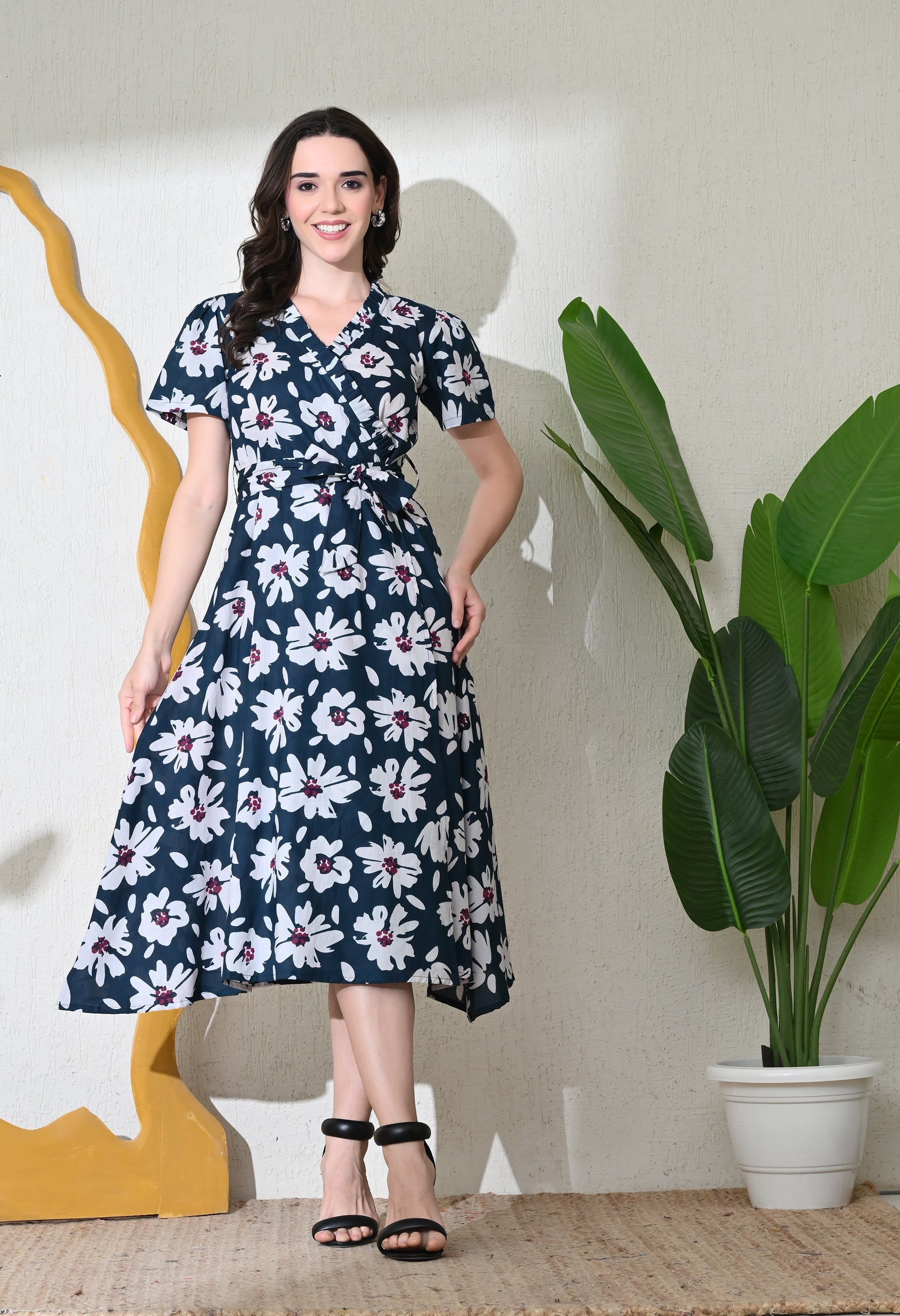 The Lenna Wrap Dress