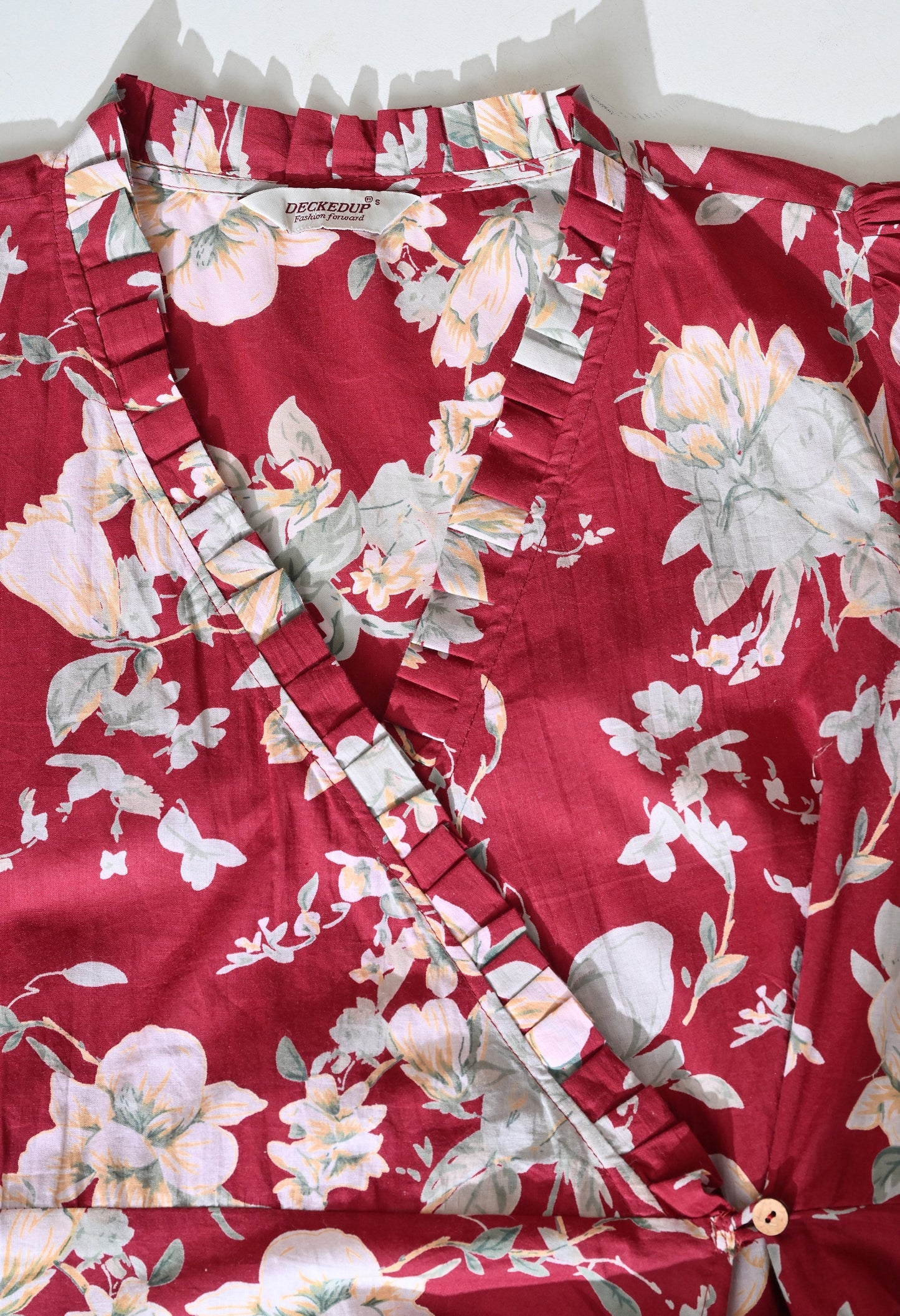 Cranberry Wrap Dress