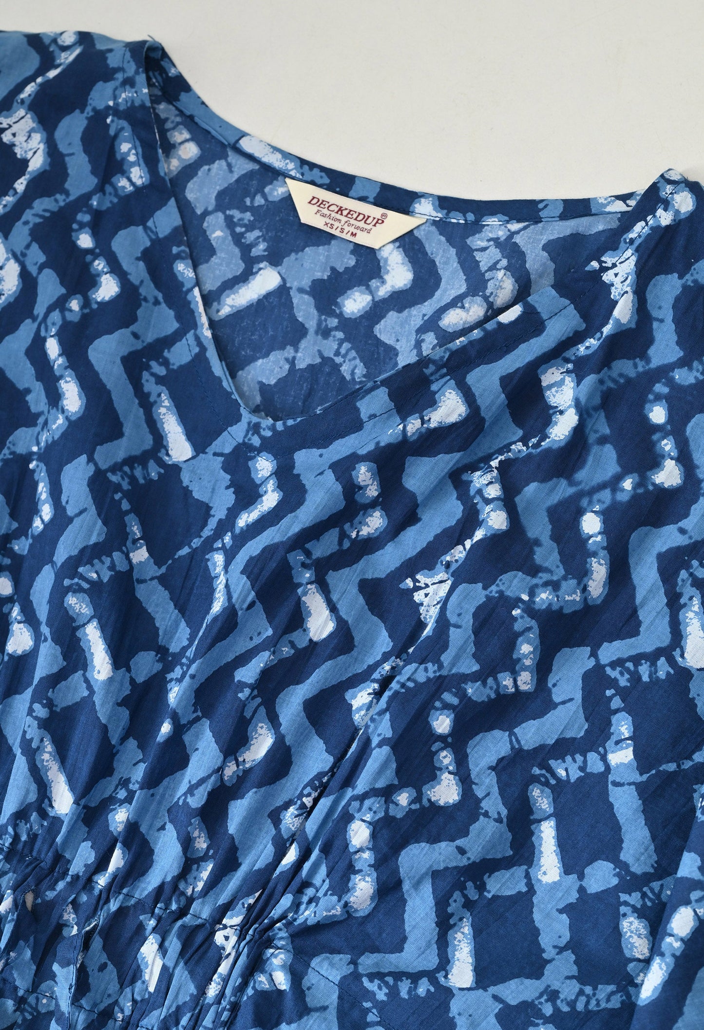 Blue Wave Kaftan Tunic