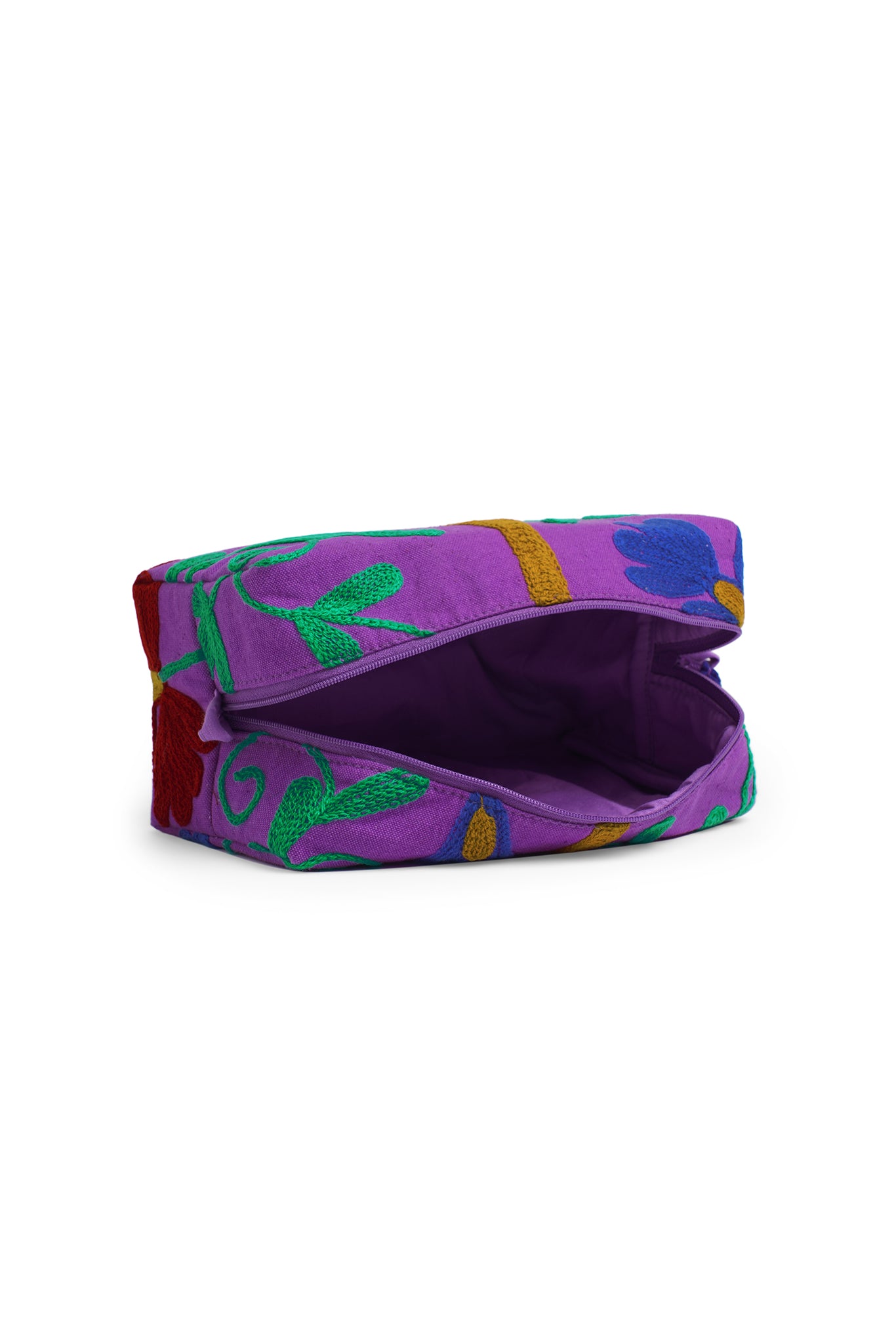 Purple Bloom Multi-Utility Pouch