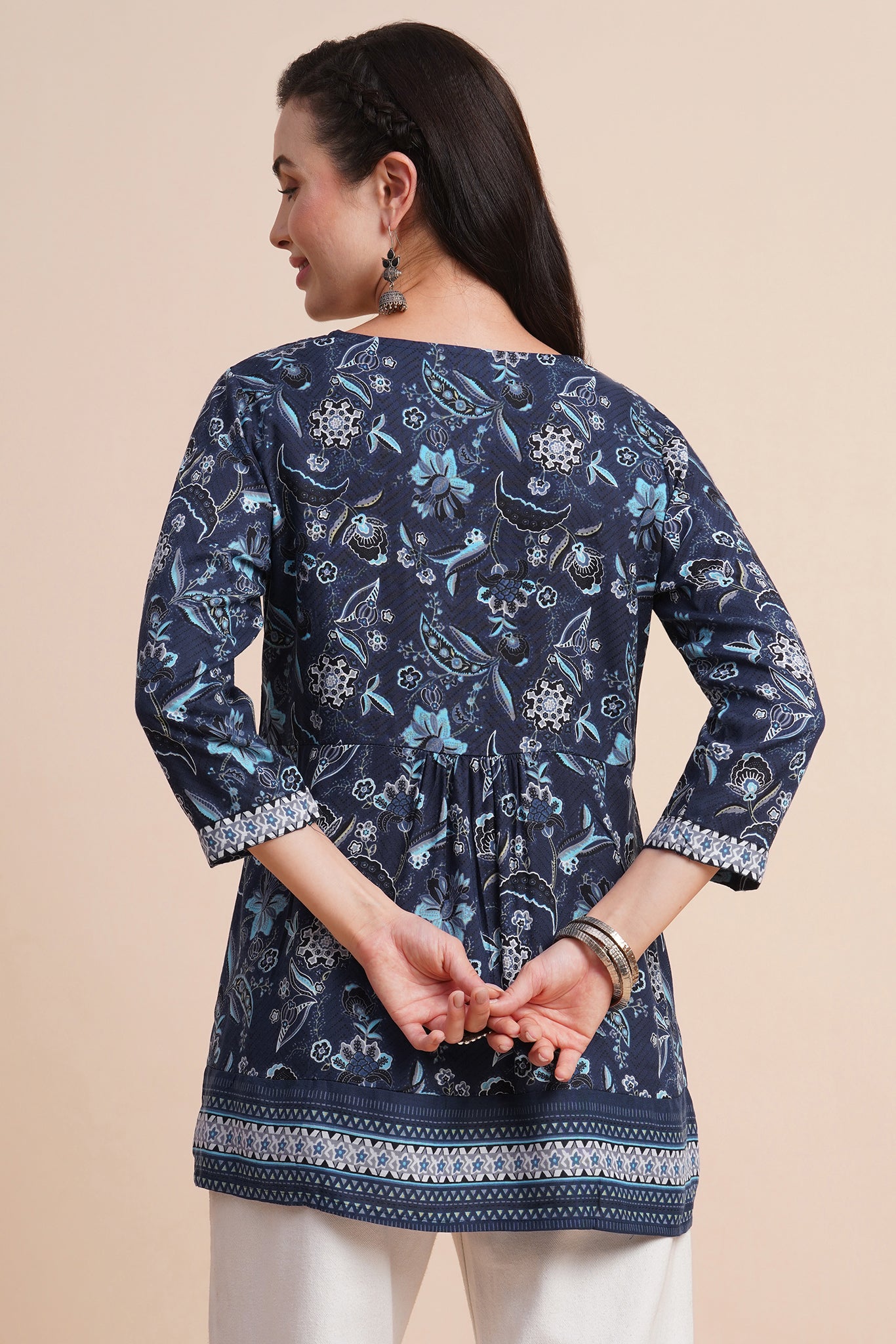 Indigo Blossom Kurta