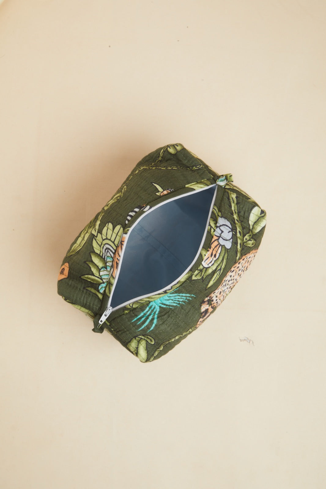 Koala Green Quilted Pouch