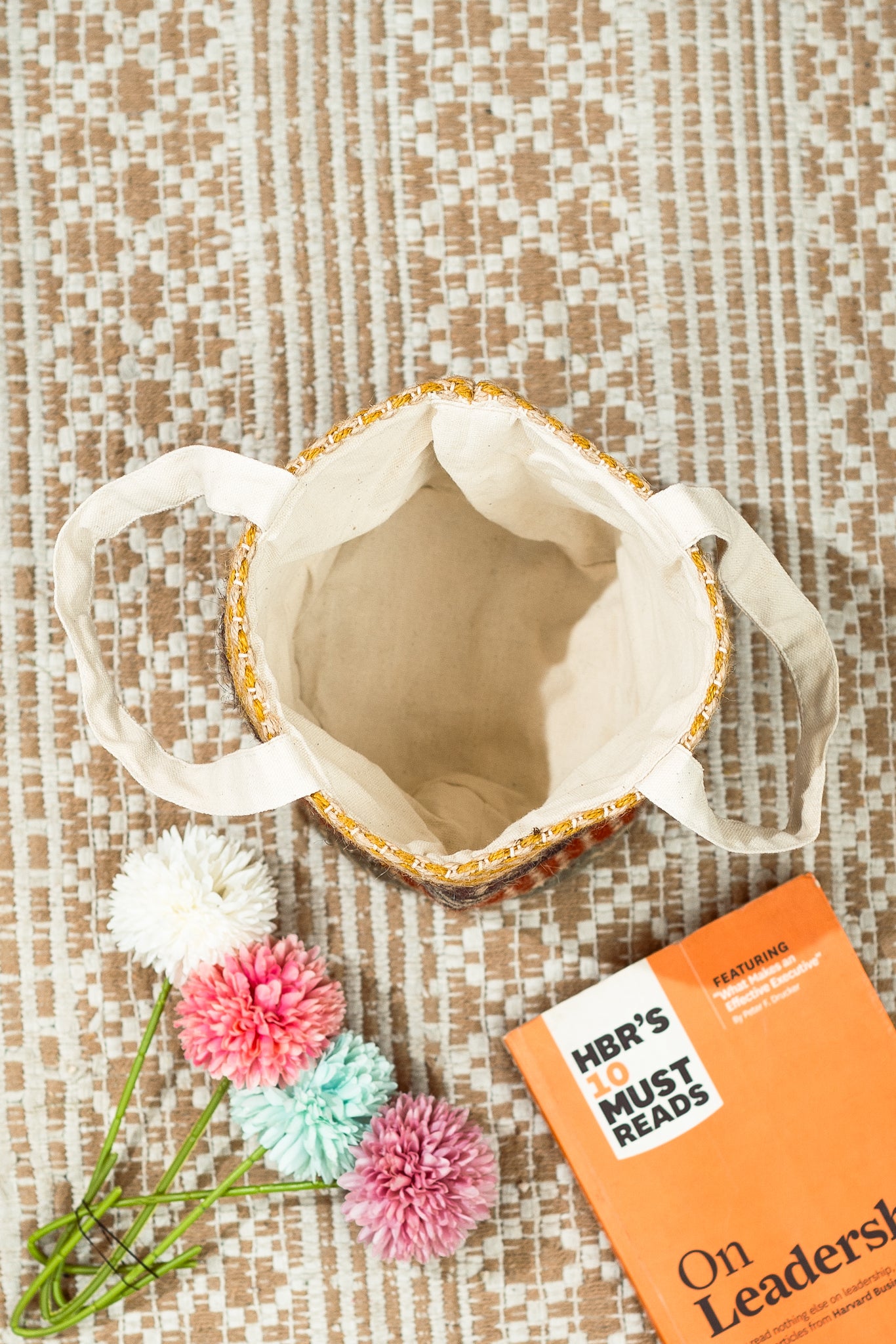 Rustic Charm Sutli Jute Basket (Medium)