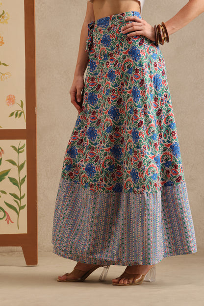 Amalfi Flora Wrap Skirt