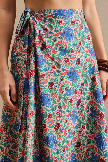 Amalfi Flora Wrap Skirt