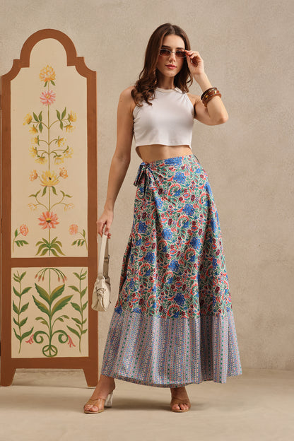 Amalfi Flora Wrap Skirt