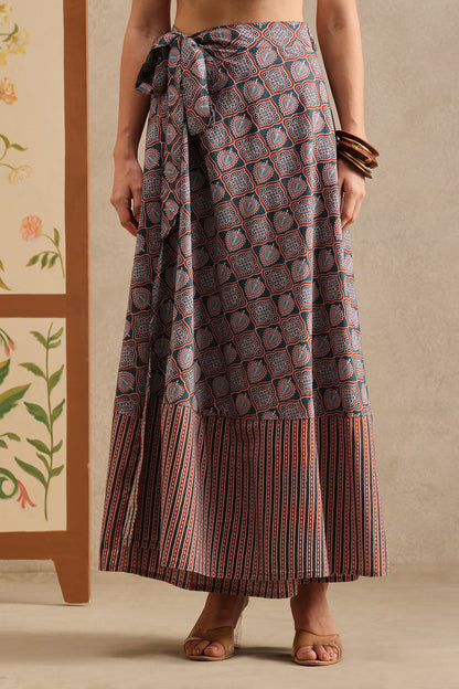 Sable Story Wrap Skirt