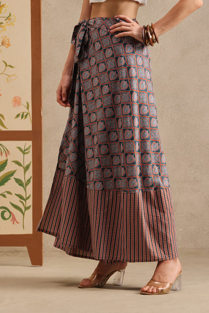 Sable Story Wrap Skirt