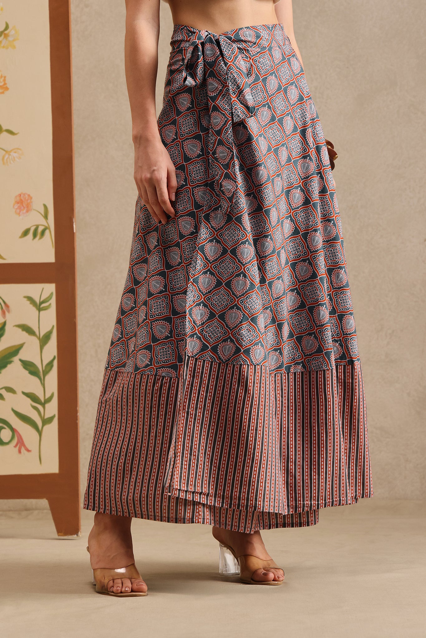 Sable Story Wrap Skirt