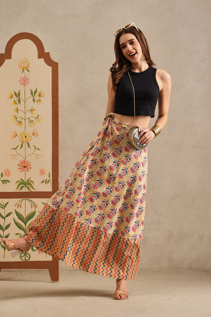 Marigold Muse Wrap Skirt