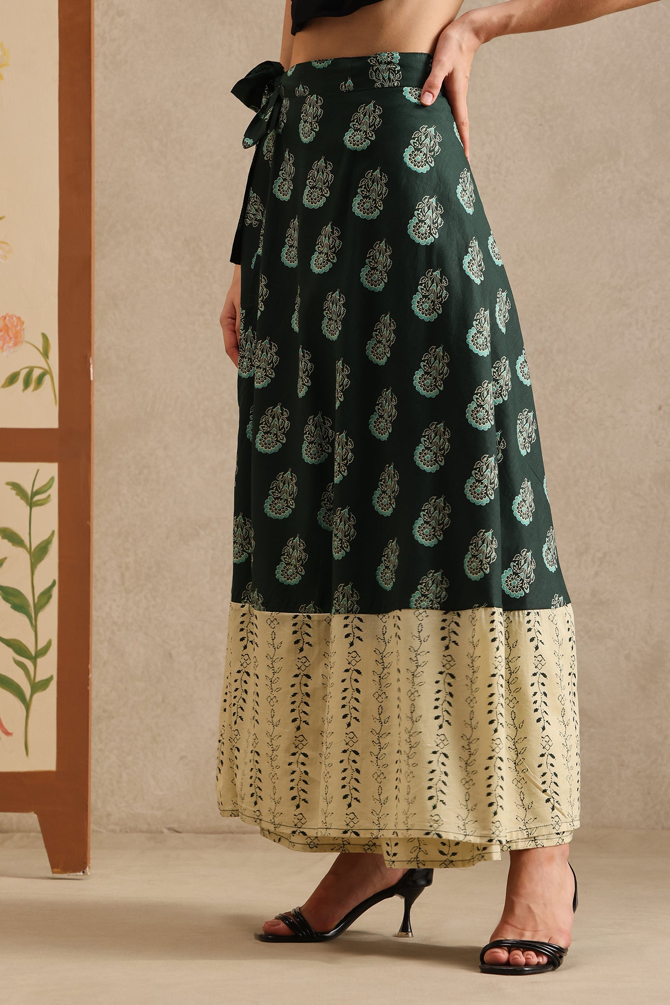 Jade Heaven Wrap Skirt