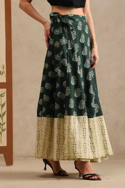 Jade Heaven Wrap Skirt