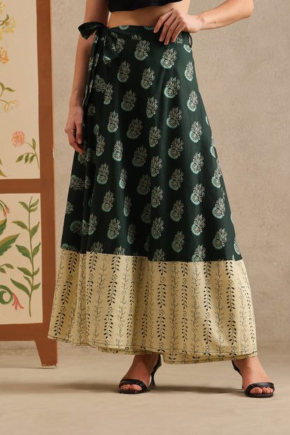 Jade Heaven Wrap Skirt