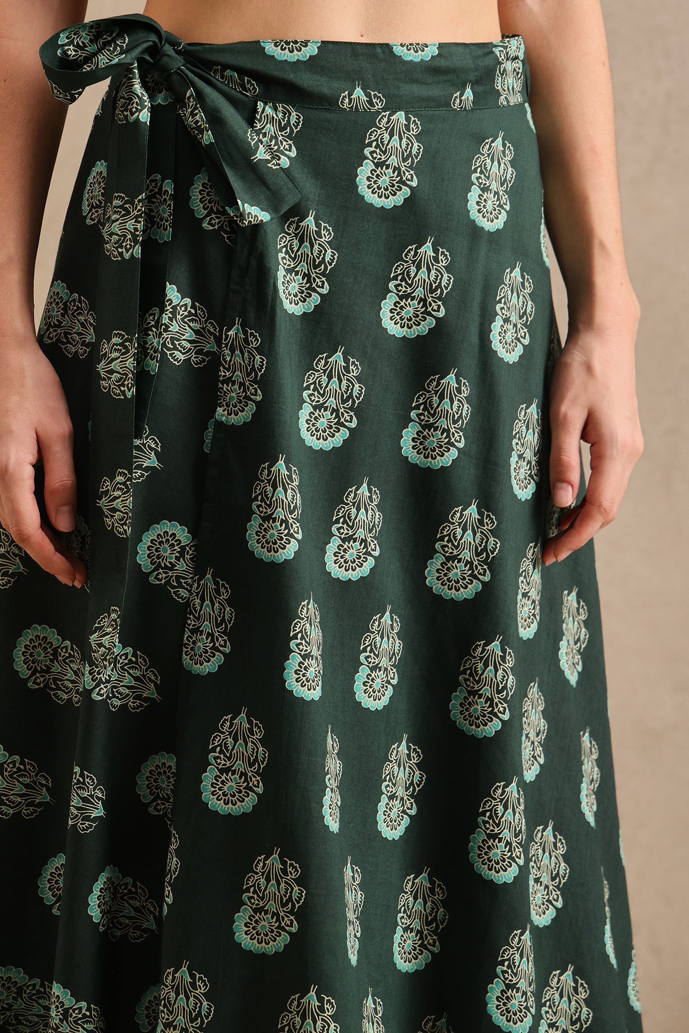 Jade Heaven Wrap Skirt