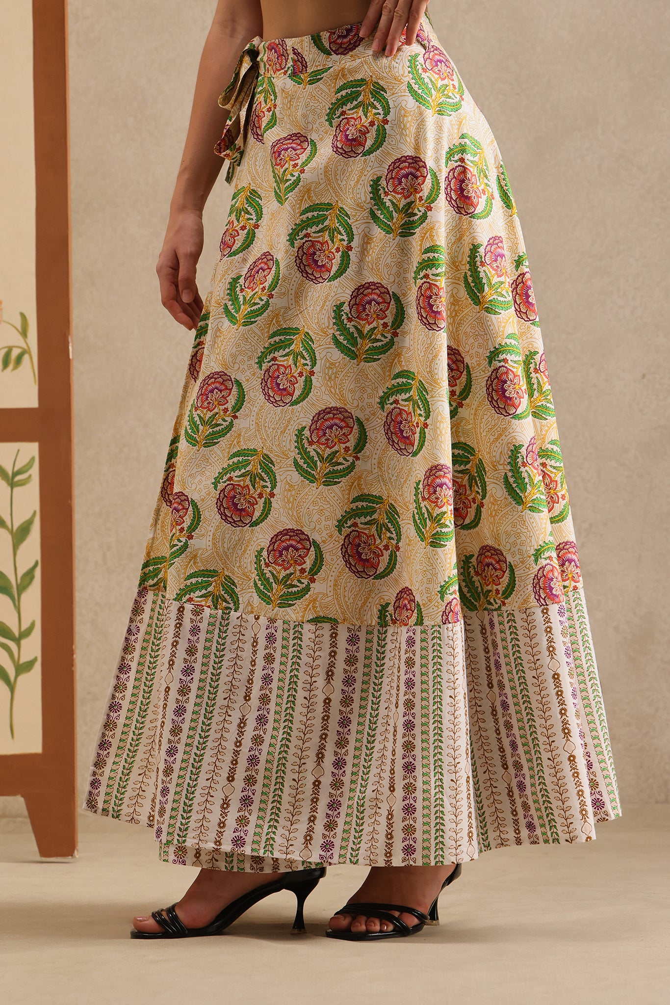 Blossom Lane Wrap Skirt