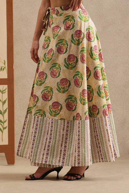 Blossom Lane Wrap Skirt