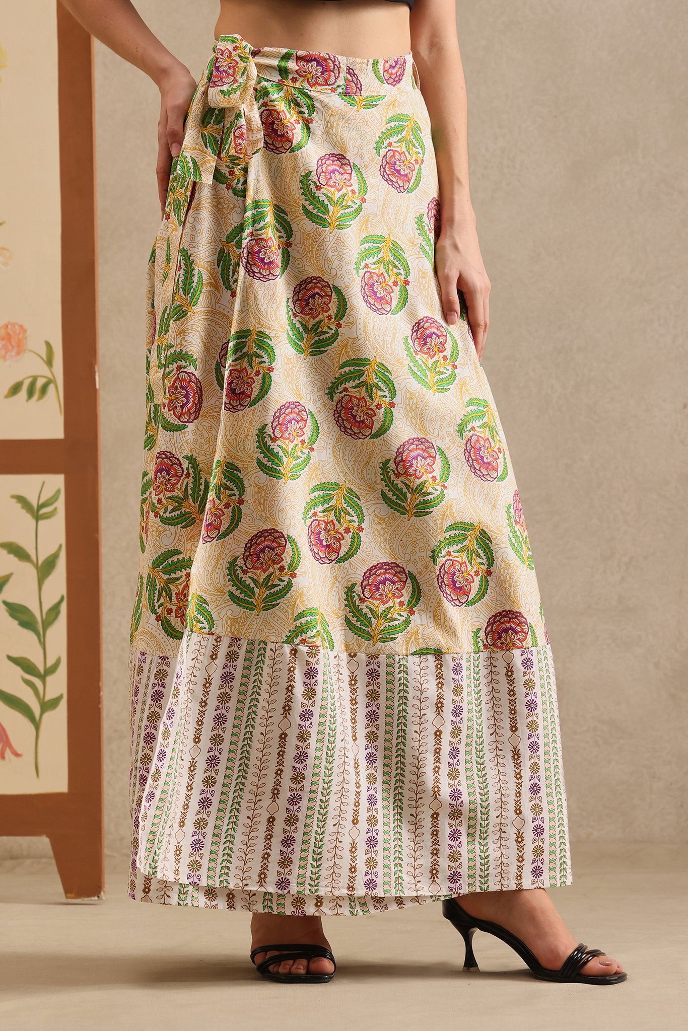 Blossom Lane Wrap Skirt