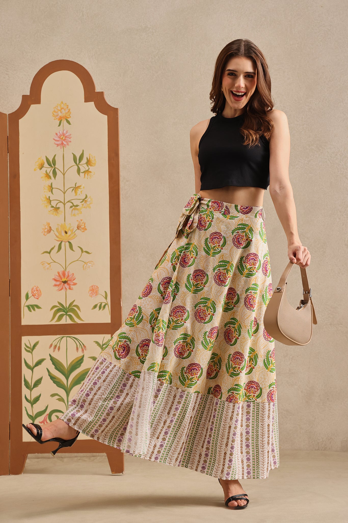 Blossom Lane Wrap Skirt