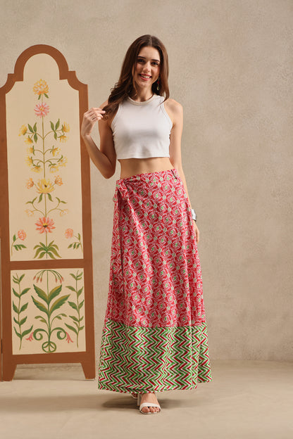 Poppy Trail Wrap Skirt