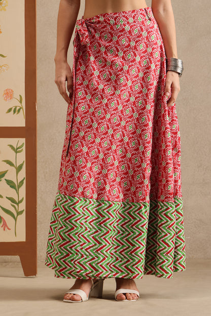Poppy Trail Wrap Skirt