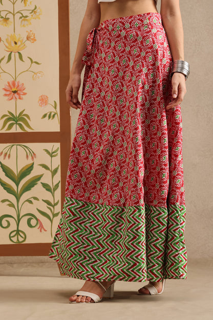 Poppy Trail Wrap Skirt