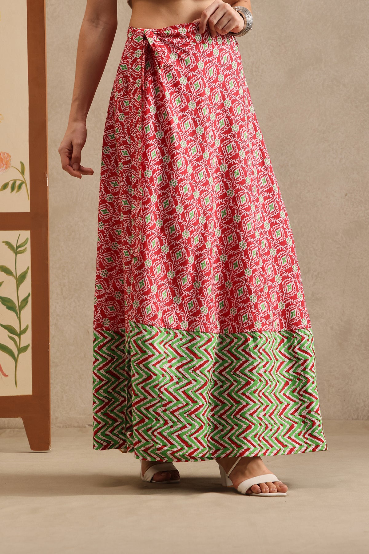Poppy Trail Wrap Skirt
