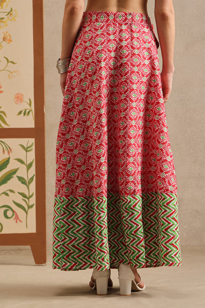 Poppy Trail Wrap Skirt