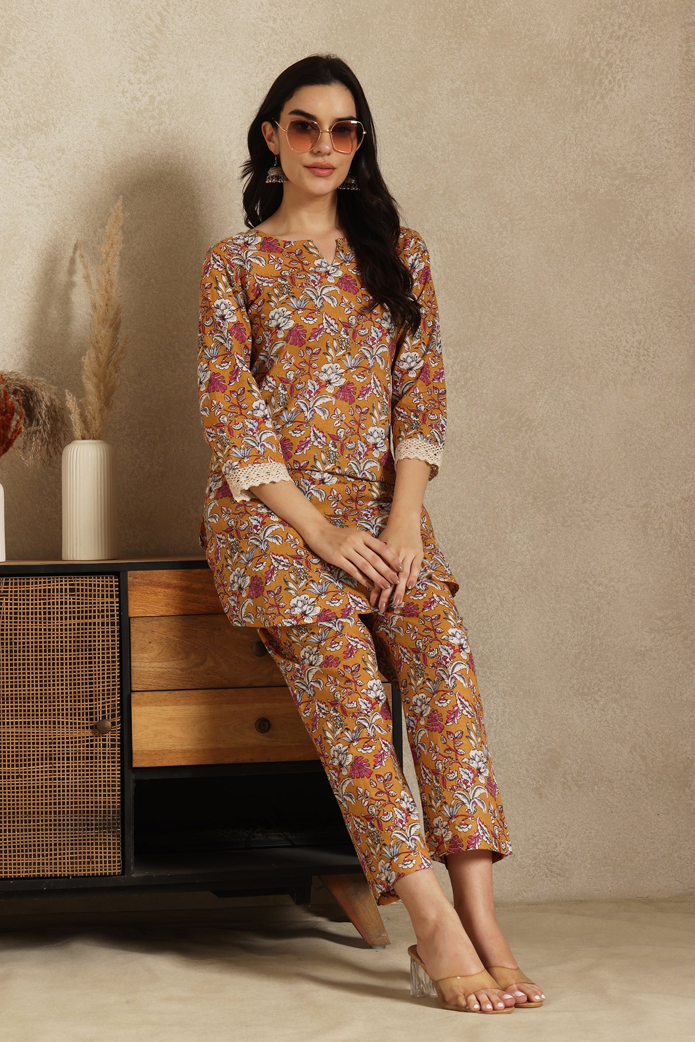 Amber Bloom Co-Ord Set