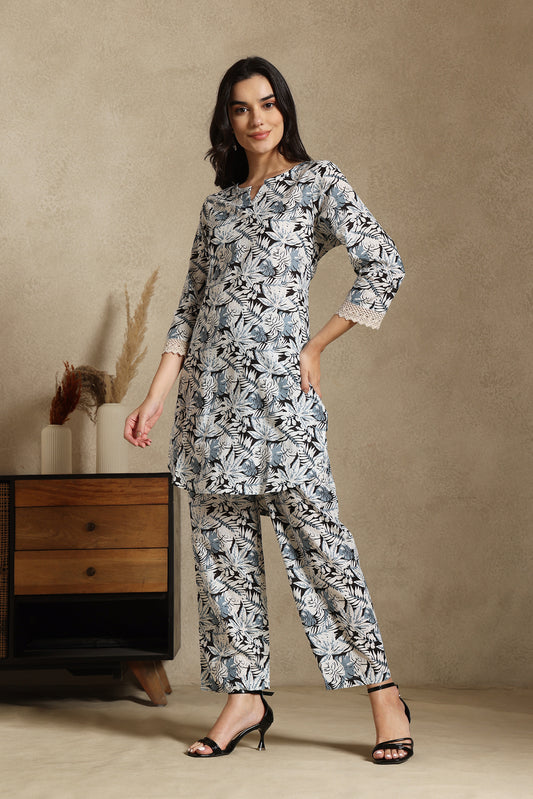 Midnight Fern Co-Ord Set