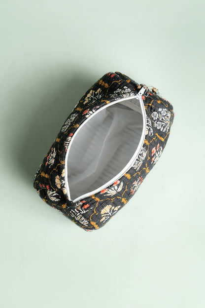 Midnight Garden Quilted Pouches (Set of 3)