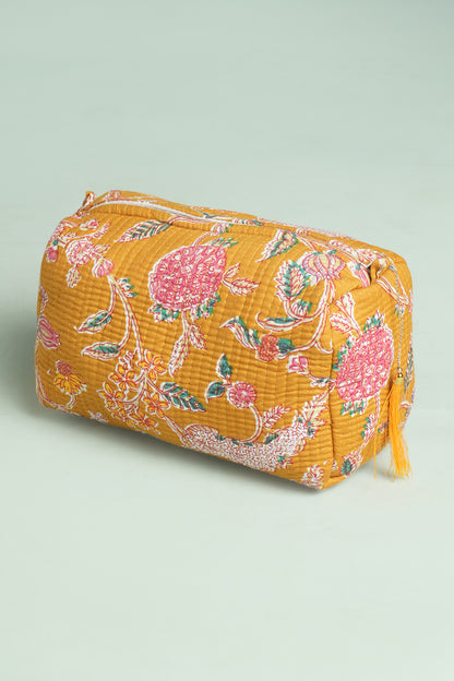 Marigold Garden Quilted Pouches (Set of 3)