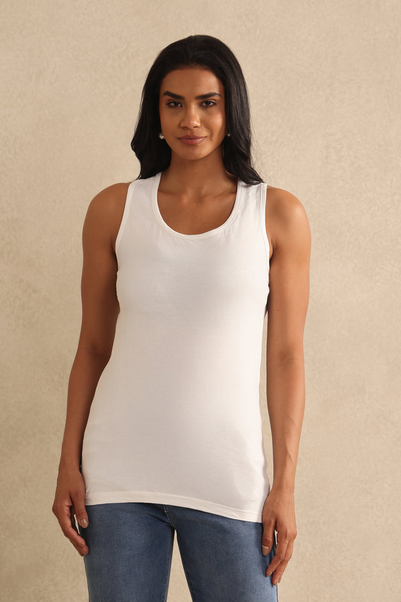 Tank Top: White