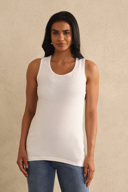 Tank Top: White
