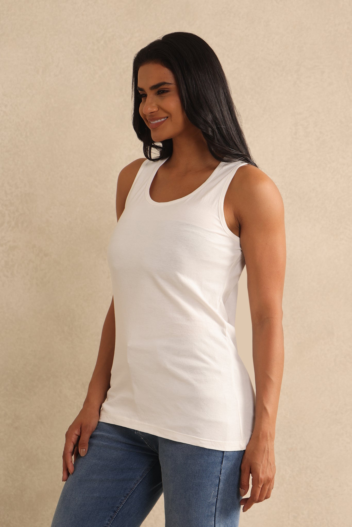 Tank Top: White