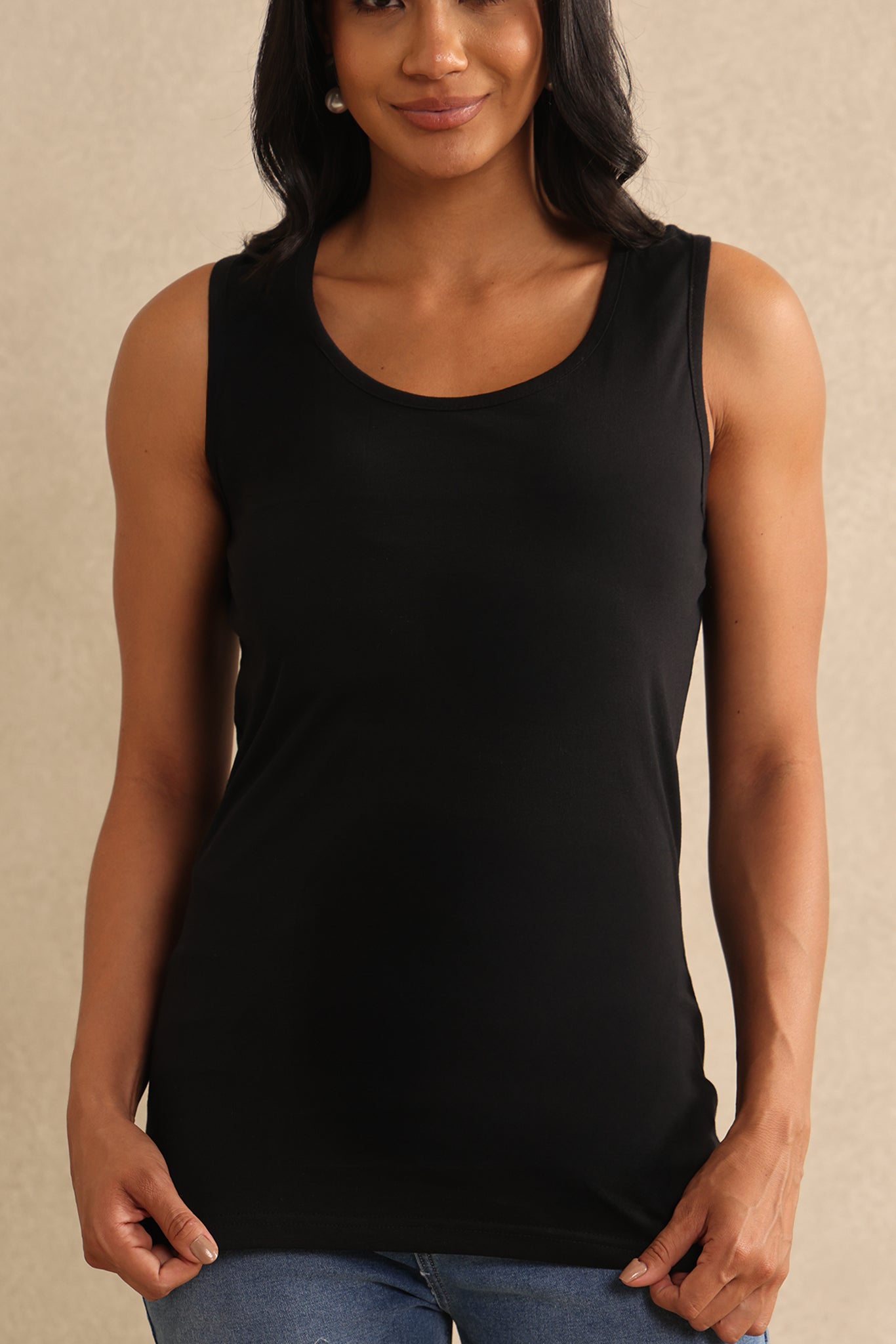 Women's Tank Top: Black