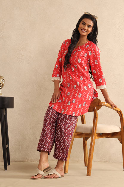 Coral Maze Co-ord Set