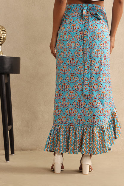 Laguna Bloom Wrap Skirt