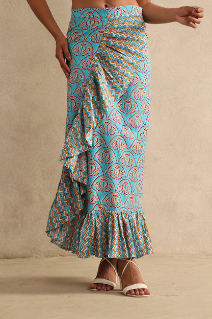 Laguna Bloom Wrap Skirt