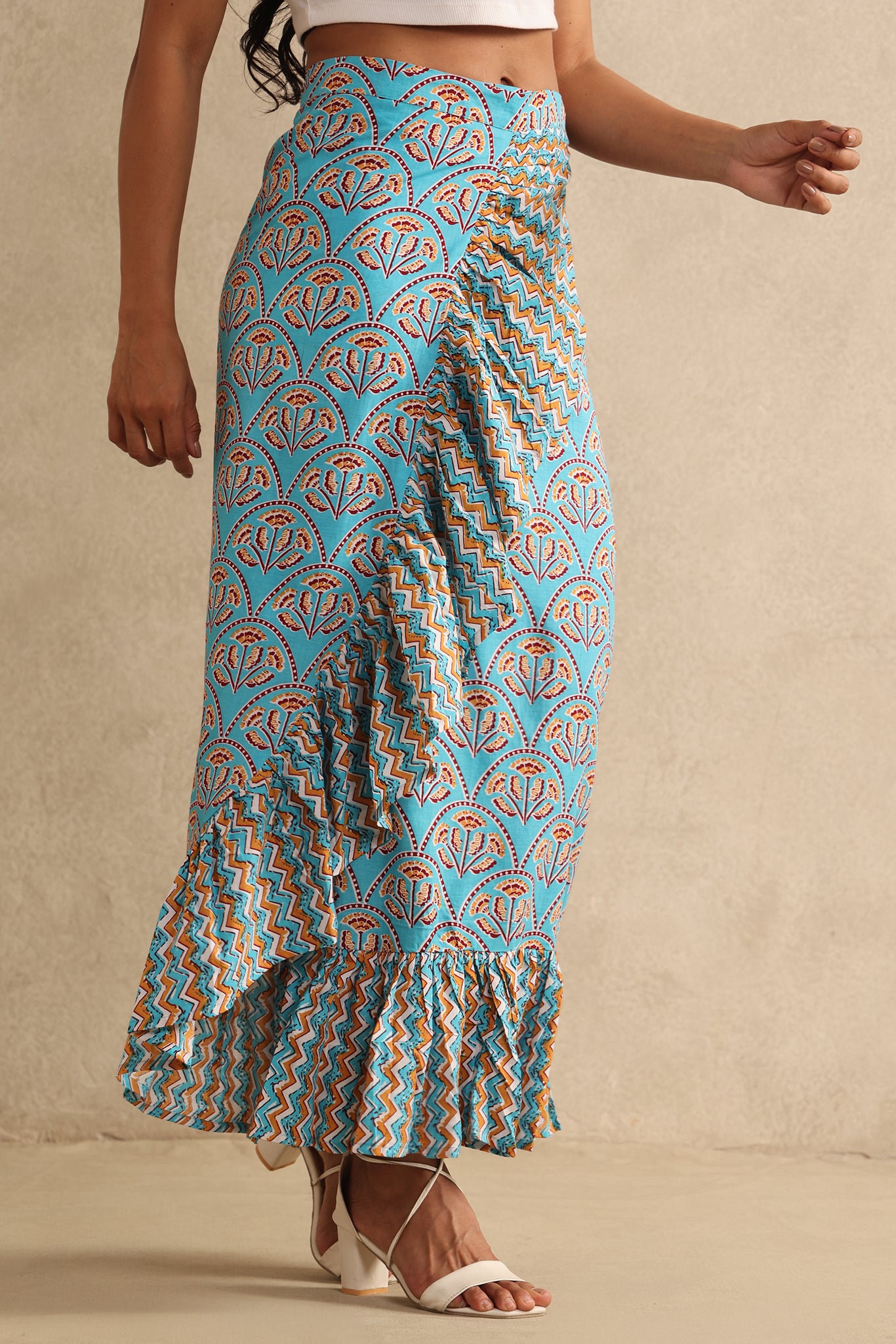 Laguna Bloom Wrap Skirt