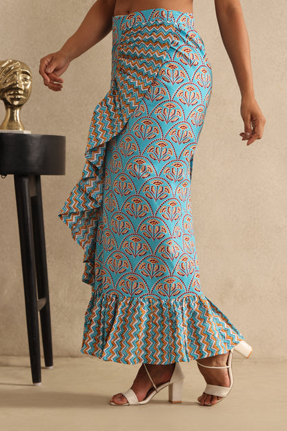 Laguna Bloom Wrap Skirt